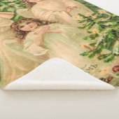 Vintag Art Russische WeihnachtsAngels Sherpadecke (3/4)