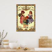 Vintag Art Viktorianisch Children Poster drucken (Küche)