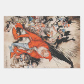 Vintag Arthur Rackham Christmas Geschenkpapier Set (Vorderseite 2)