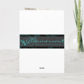 Vintag Artichoke Karte (Rückseite)