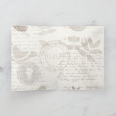 Vintag Artichoke Karte (Innenseite)