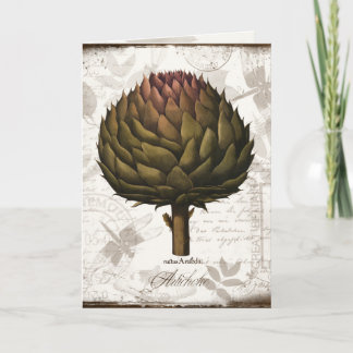 Vintag Artichoke Karte