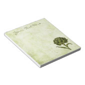 Vintag Artichoke Notepad Notizblock (angewinkelt)
