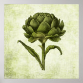 Vintag Artichoke Poster (Vorne)