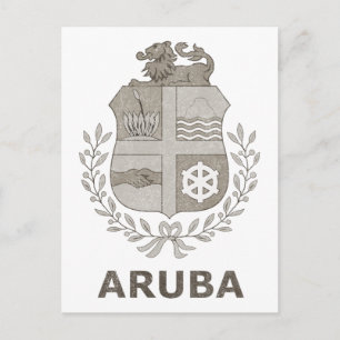 Vintag Aruba Postkarte