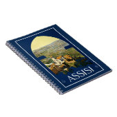Vintag Assisi Italien Notebook Notizblock (Rechte Seite)
