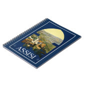 Vintag Assisi Italien Notebook Notizblock (Linke Seite)