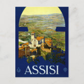 Vintag Assisi Italien Reisen Postkarte (Vorderseite)