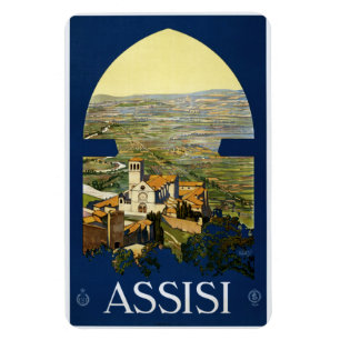 Vintag Assisi Italy Magnet