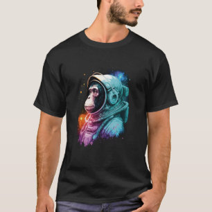 Vintag Astronaut Affenschimmel Kosmonaut Cool Ange T-Shirt