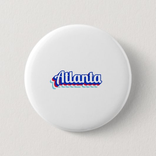 Vintag Atlanta Button (Vorderseite)