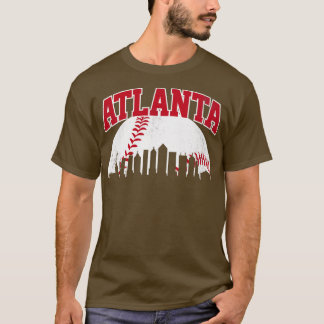 Vintag Atlanta Skyline City Gameday Retro Vintag T-Shirt