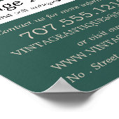 Vintag Atlas Globe, Antiquitätenhändler, Store Poster (Ecke)