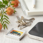 Vintag Auburn Motors Sunburst Ad Schlüsselanhänger (Seite)