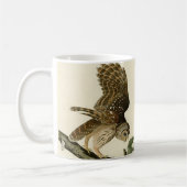 Vintag Audubon Barred Owl Junting Bird Gift Kaffeetasse (Links)