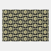 Vintag Audubon Birds Troupial Oriole Geschenkpapier Set (Vorderseite 2)