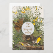 Vintag Audubon Meadowlark Print (Vorne/Hinten)
