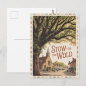 Vintag auf der Welt Postkarte (Vorne/Hinten)