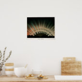 Vintag Aurora Borealis verbessert Poster (Küche)