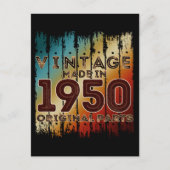 Vintag aus 1950 Originalteilen Postkarte (Vorderseite)