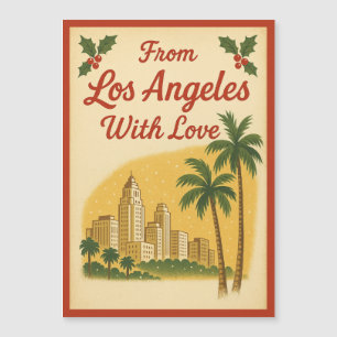 Vintag aus Los Angeles mit Liebe-Magnetkarte Magnetkarte