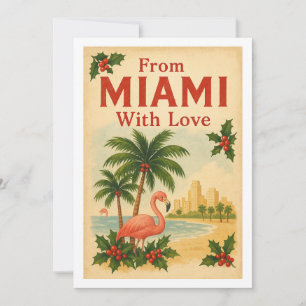 Vintag aus Miami mit Weihnachten in der Liebe