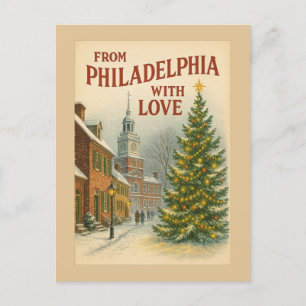 Vintag aus Philadelphia mit Weihnachten der Liebe
