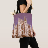 Vintag aussehende Mailänder Kathedrale alias Duomo Tasche (Von Nahem)