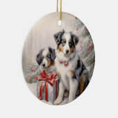 Vintag Aussie Christmas Keramik Ornament (Rechts)