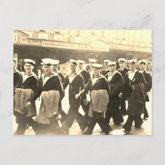 Vintag Aussie Sailors Postkarte (Vorderseite)