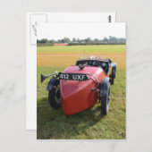 Vintag Austin 7 Sportscar Postkarte (Vorne/Hinten)