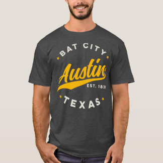 Vintag Austin Bat City Texas USA T-Shirt