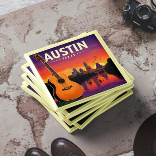 Vintag Austin Texas Magnet