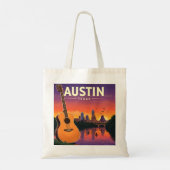 Vintag Austin Texas Tragetasche (Rückseite)