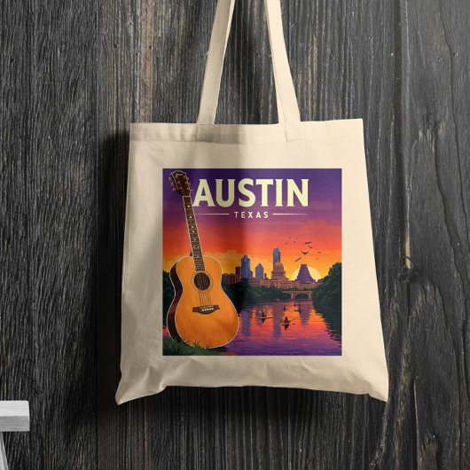 Vintag Austin Texas Tragetasche
