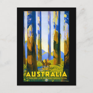 Vintag Australia Marysville Victoria Postkarte