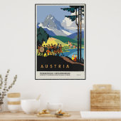 Vintag Austria Travel Classic Poster (Küche)