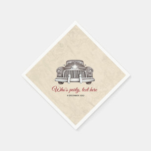 Vintag, Auto, antike Autos, Cocktailpapier Napkins Serviette