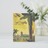 Vintag Aviation Los Angeles Postcard Postkarte (Stehend Vorderseite)