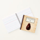 Vintag Avocado Illustration Personalisiert Comp Notizblock (Innenseite)