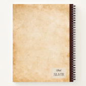 Vintag Avocado Illustration Personalisiert Comp Notizblock (Rückseite)