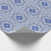 Vintag Azulejo: Mosaiksteindesign Geschenkpapier (Ecke)