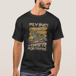 Vintag B 17 Bomber WW2 Flugzeug Aviation Airplane T-Shirt