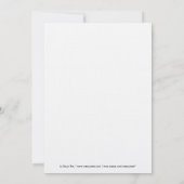 Vintag Baby Carriage Baby Dusche Einladung (Rückseite)