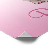 Vintag Baby Princess Pink Poster (Ecke)