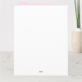 Vintag Baby's First Happy Birthday Karte (Rückseite)