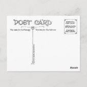 Vintag "BABYS SOMMERGARTEN" Postkarte (Rückseite)