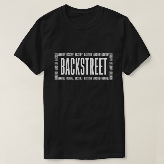 Vintag Backstreet T-Shirt (Design vorne)