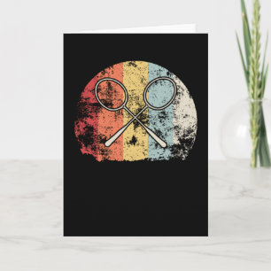 Vintag Badminton Karte