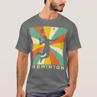 Vintag Badminton Sport Retro T T-Shirt